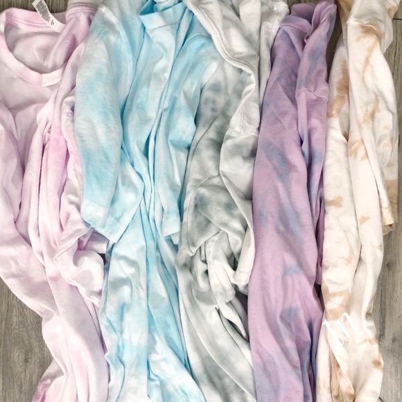 NEW soft TIE DYE SET top shorts S-5X spring trendy - Picture 7 of 9